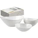 Уцінка. Набір салатників S&T золотий кант 7 шт. білий (30098-06)