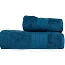 Набор махровых полотенец LeLit для ванной 50x90 см, 70x140 см синий (le2000000260945)