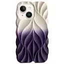 Чохол Epik TPU Leaf для Apple iPhone 15, 6.1 White/Purple