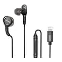 Наушники Remax RM-655i Lightning Metal Wired Earphone for Music & Call черные
