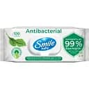 Вологі серветки Smile Antibacterial, з подорожником, 100 шт.