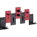 Дошка-органайзер OfficePro Black-Red настінна (WO1080B)