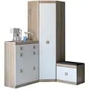 Прихожая Эверест Соната 15 дуб сонома/белый (EVR-2528)