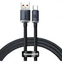 Кабель Baseus Crystal Shine Series Fast Charging Data Cable USB to Type-C 100W 1.2 м Чорний