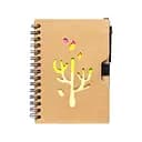 Блокнот А6 на спіралі JX010 з набором стікерів та ручкою