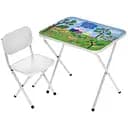 Детский столик Bambi M 5963-1 Свинка Пеппа складной со стульчиком овощи-фрукты