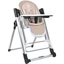 Стільчик для годування El Camino ME 1102 DEBUT м'яка екошкіра з Bluetooth, бежевий