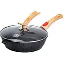 Сковорода универсальная MGC алюминиевая 26 см со съемной ручкой, черный MGC HP-4-464B