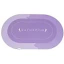 Коврик суперпоглащающий в ванную Stenson 80x50 см овальный светло-фиолетовый (26287)