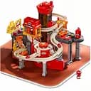 Автотрек JP 588-11 з мелодіями, підсвічуванням, 8 машинками, автоматичним підйомником і автомийкою 