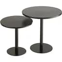 Кавовий столик J-line металічний чорний (46275) 