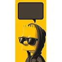 Листівка за номерами Art Craft Барт Сімпсон 40х80 см (16113-AC)