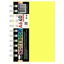 Блокнот А6 Апельсин АП-1510 Yellow 40 листов пружина боковая