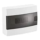 Електричний щиток зовнішній Horoz Electric 12 з пружинною системою блокування білий