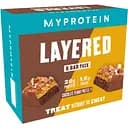 Протеїнові батончики Myprotein Layered Bar Chocolate Peanut Pretzel 720 г (12 шт. x 60 г) 
