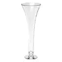 Ваза Mazhura Floral, скляна, 39 см (mzD007)