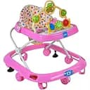 Дитячі ходунки Joy 258 з музикою та регулюванням висоти рожеві (34214)