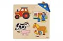 Пазл-вкладиш Goki Ферма, 12 елементів (57902G)
