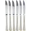 Набор столовых ножей Yiw 6 штук из нержавеющей стали, серебристый с золотым Yiwu HP-20-30