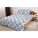 Комплект постельного белья ТЕП Happy Sleep Duo Modern евро белый с синим (2-04009_26587)