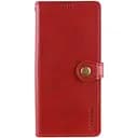 Кожаный чехол-книжка Getman Gallant (PU) для Xiaomi Redmi Note 14 4G (Int. version) Красный