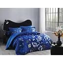 Комплект постельного белья TAC Tallin Blue Семейный Разноцветный 000229374