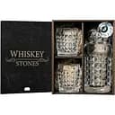 Подарочный набор виски Whiskey Stones №12 в деревянном пенале - графин + стаканы Bohemia Diamond