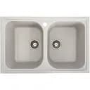 Кухонная мойка Platinum 7950 Equatoria гранитная глянцевая с креплением 79x50 см топаз (000035798)
