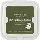 Набір заспокійливих масок для обличчя Mary & May CICA Houttuynia Tea Tree Calming Mask, з чайним деревом, 30 шт.
