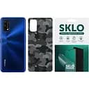 Защитная пленка SKLO Back тыл Camo для Realme 7i / Realme C17 Серый / Army Gray
