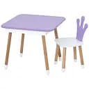 Детский столик Bambi Корона 06-025V-BOX для творчества со стульчиком 60х60 см