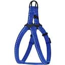 Шлея для собак Barksi Active світловідбивна (обхват грудей 33-40 см ширина 1 см) синя
