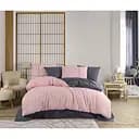 Комплект постільної білизни Hobby Poplin Diamond антрацитово-персиковий (82783_2,0)