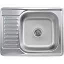 Кухонна мийка Platinum 6550 Сатин 0.8/180