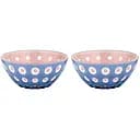 Набор салатников Guzzini 12 см 2 предмета синий с розовым (279412160)