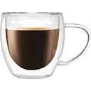 Чашка с двойным стеклом 250мл ALENTO DG08