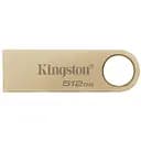 Флешка металева Kingston 512 GB USB 3.2 SE9 G3 220 MB/s золотиста (DTSE9G3/512 GB)