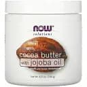 Масло какао с маслом жожоба Now Foods Solutions Cocoa Butter Jojoba Oil 184 мл