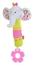Игрушка-пищалка BabyOno Находчивый Слоник, 27 см, разноцветный (1193)