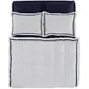 Пододеяльник с наволочками Penelope Vanessa lacivert, 220х200+70х50 (2) см, синие (svt-2000022302043)