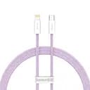 Кабель Baseus Type-C to Lightning Dynamic Series 1 m 20 W CALD000005 бузковий