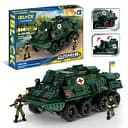 Конструктор IBLOCK Армия БММ-70Б, PL-921-474, 566 деталей, 2 фигурки, 46x6.4x28.5 см