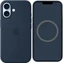 Чехол Silicone Case with Button, Animation & MagSafe для Apple iPhone 17 Midnight AAA (149942)