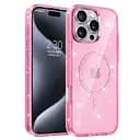 Чохол Epik TPU Eclipse Sparkle MagFit для Apple iPhone 16 Pro 6.3 Pink
