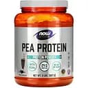 Гороховий протеїн Now Foods Sports Pea Protein порошок вершковий шоколад 907 г