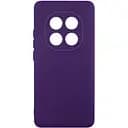 Чохол Getman TPU Liquid Silk Full Camera для Xiaomi Redmi Note 14 Pro 4G Темно фіолетовий/Dark Purple