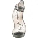 Антиколікова пляшечка Difrax S-bottle Wide Clay з силіконовою соскою 310 мл (707 Clay)