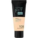 Тональний крем Maybelline New York Fit Me Matte Poreless Foundation відтінок 108 (Rose Vanilla) 30 мл