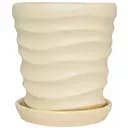 Керамический горшок Nana Keramiks Дюна 2 л бежевый муар (duna-2-mr-beg)