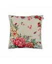 Декоративна наволочка Прованс Alegria, 45х45 см, бежевий із червоним (21673)